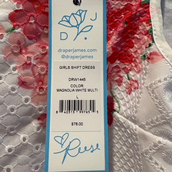 Draper James Girls Shift Dress- (L) NWT! - Picture 8 of 8